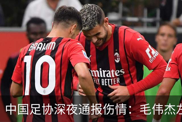 中国足协深夜通报伤情：毛伟杰左踝关节韧带损伤
