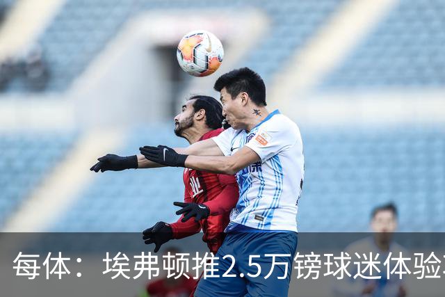 每体：埃弗顿推2.5万镑球迷体验项目，球迷可随队训练